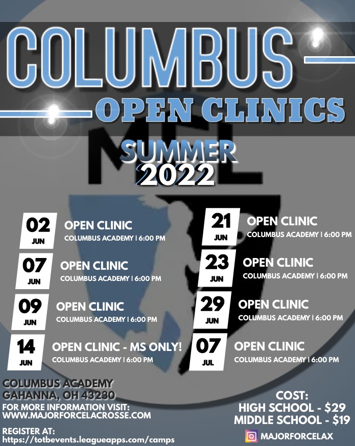 Columbus Open Clinics Summer